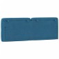 vidaXL Kopfteil-Kissen Blau 120 cm Samt vidaXL Kopfteil-Kissen Blau 120 cm Samt