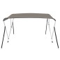 vidaXL 3-Bow Bimini-Top Grau 183x152x133 cm vidaXL 3-Bow Bimini-Top Grau 183x152x133 cm