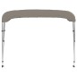 vidaXL 3-Bow Bimini-Top Grau 183x152x133 cm vidaXL 3-Bow Bimini-Top Grau 183x152x133 cm