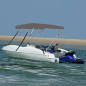 vidaXL 4-Bow Bimini-Top Grau 236x228x127 cm vidaXL 4-Bow Bimini-Top Grau 236x228x127 cm