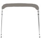 vidaXL 4-Bow Bimini-Top Grau 236x228x127 cm vidaXL 4-Bow Bimini-Top Grau 236x228x127 cm