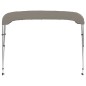 vidaXL 3-Bow Bimini-Top Grau 184x189x135 cm vidaXL 3-Bow Bimini-Top Grau 184x189x135 cm