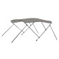 vidaXL 3-Bow Bimini-Top Grau 184x189x135 cm vidaXL 3-Bow Bimini-Top Grau 184x189x135 cm