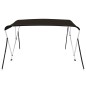 vidaXL 3-Bow Bimini-Top Schwarz 184x170x133 cm vidaXL 3-Bow Bimini-Top Schwarz 184x170x133 cm