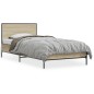 vidaXL Bettgestell Sonoma-Eiche 75x190 cm Holzwerkstoff und Metall vidaXL Bettgestell Sonoma-Eiche 75x190 cm Holzwerkstoff und Metall