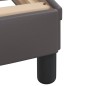 vidaXL Bett mit Matratze Grau 80x200 cm Kunstleder vidaXL Bett mit Matratze Grau 80x200 cm Kunstleder