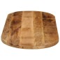 vidaXL Tischplatte 90x40x2,5 cm Oval Raues Massives Mangoholz vidaXL Tischplatte 90x40x2,5 cm Oval Raues Massives Mangoholz