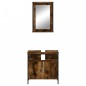 vidaXL 2-tlg. Badmöbel-Set Räuchereiche Holzwerkstoff vidaXL 2-tlg. Badmöbel-Set Räuchereiche Holzwerkstoff