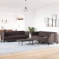 vidaXL 2-tlg. Sofagarnitur Dunkelbraun Stoff vidaXL 2-tlg. Sofagarnitur Dunkelbraun Stoff