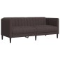 vidaXL 2-tlg. Sofagarnitur Dunkelbraun Stoff vidaXL 2-tlg. Sofagarnitur Dunkelbraun Stoff