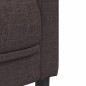vidaXL 2-tlg. Sofagarnitur Dunkelbraun Stoff vidaXL 2-tlg. Sofagarnitur Dunkelbraun Stoff