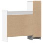 vidaXL Schuhschrank Weiß 100,5x28x100 cm Holzwerkstoff vidaXL Schuhschrank Weiß 100,5x28x100 cm Holzwerkstoff