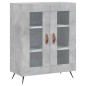 Highboard Betongrau 69,5x34x180 cm Holzwerkstoff Highboard Betongrau 69,5x34x180 cm Holzwerkstoff