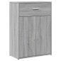 vidaXL Sideboard Grau Sonoma 60x30x84 cm Holzwerkstoff vidaXL Sideboard Grau Sonoma 60x30x84 cm Holzwerkstoff