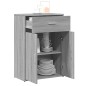 vidaXL Sideboard Grau Sonoma 60x30x84 cm Holzwerkstoff vidaXL Sideboard Grau Sonoma 60x30x84 cm Holzwerkstoff