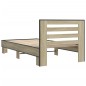 vidaXL Bettgestell Sonoma-Eiche 100x200 cm Holzwerkstoff und Metall vidaXL Bettgestell Sonoma-Eiche 100x200 cm Holzwerkstoff und Metall