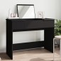 vidaXL Schminktisch mit Spiegel Schwarz 100x45x76 cm vidaXL Schminktisch mit Spiegel Schwarz 100x45x76 cm