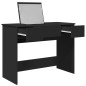 vidaXL Schminktisch mit Spiegel Schwarz 100x45x76 cm vidaXL Schminktisch mit Spiegel Schwarz 100x45x76 cm