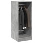 vidaXL Kleiderschrank Betongrau 48x41x102 cm Holzwerkstoff vidaXL Kleiderschrank Betongrau 48x41x102 cm Holzwerkstoff
