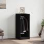 vidaXL Kleiderschrank Schwarz 48x41x102 cm Holzwerkstoff vidaXL Kleiderschrank Schwarz 48x41x102 cm Holzwerkstoff