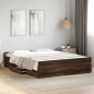 vidaXL Bettgestell mit Schubladen Braun Eichen-Optik 140x200 cm vidaXL Bettgestell mit Schubladen Braun Eichen-Optik 140x200 cm