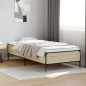 vidaXL Bettgestell Sonoma-Eiche 100x200 cm Holzwerkstoff und Metall vidaXL Bettgestell Sonoma-Eiche 100x200 cm Holzwerkstoff und Metall