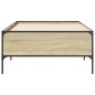vidaXL Bettgestell Sonoma-Eiche 100x200 cm Holzwerkstoff und Metall vidaXL Bettgestell Sonoma-Eiche 100x200 cm Holzwerkstoff und Metall
