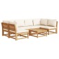 vidaXL 7-tlg. Garten-Lounge-Set mit Kissen Massivholz Akazie vidaXL 7-tlg. Garten-Lounge-Set mit Kissen Massivholz Akazie