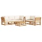 vidaXL 6-tlg. Garten-Lounge-Set mit Kissen Massivholz Akazie vidaXL 6-tlg. Garten-Lounge-Set mit Kissen Massivholz Akazie
