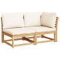 vidaXL 6-tlg. Garten-Lounge-Set mit Kissen Massivholz Akazie vidaXL 6-tlg. Garten-Lounge-Set mit Kissen Massivholz Akazie