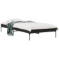 vidaXL Bettgestell Schwarz 75x190 cm Holzwerkstoff und Metall vidaXL Bettgestell Schwarz 75x190 cm Holzwerkstoff und Metall