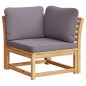 vidaXL 3-tlg. Garten-Lounge-Set mit Kissen Massivholz Akazie vidaXL 3-tlg. Garten-Lounge-Set mit Kissen Massivholz Akazie