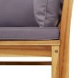 vidaXL 3-tlg. Garten-Lounge-Set mit Kissen Massivholz Akazie vidaXL 3-tlg. Garten-Lounge-Set mit Kissen Massivholz Akazie