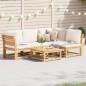 vidaXL 5-tlg. Garten-Lounge-Set mit Kissen Massivholz Akazie vidaXL 5-tlg. Garten-Lounge-Set mit Kissen Massivholz Akazie