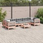 vidaXL 8-tlg. Garten-Sofagarnitur mit Kissen Massivholz Douglasie vidaXL 8-tlg. Garten-Sofagarnitur mit Kissen Massivholz Douglasie
