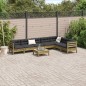 vidaXL 8-tlg. Garten-Sofagarnitur mit Kissen Kiefernholz Imprägniert vidaXL 8-tlg. Garten-Sofagarnitur mit Kissen Kiefernholz Imprägniert