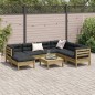 vidaXL 8-tlg. Garten-Sofagarnitur mit Kissen Kiefernholz Imprägniert vidaXL 8-tlg. Garten-Sofagarnitur mit Kissen Kiefernholz Imprägniert