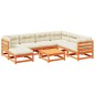 vidaXL 8-tlg. Garten-Sofagarnitur mit Kissen Wachsbraun Kiefernholz vidaXL 8-tlg. Garten-Sofagarnitur mit Kissen Wachsbraun Kiefernholz