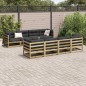 vidaXL 9-tlg. Garten-Sofagarnitur mit Kissen Kiefernholz Imprägniert vidaXL 9-tlg. Garten-Sofagarnitur mit Kissen Kiefernholz Imprägniert