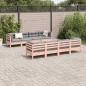 vidaXL 9-tlg. Garten-Sofagarnitur mit Kissen Massivholz Douglasie vidaXL 9-tlg. Garten-Sofagarnitur mit Kissen Massivholz Douglasie
