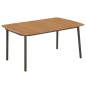 vidaXL 5-tlg. Garten-Essgruppe Poly Rattan Grau vidaXL 5-tlg. Garten-Essgruppe Poly Rattan Grau