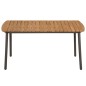 vidaXL 5-tlg. Garten-Essgruppe Poly Rattan Grau vidaXL 5-tlg. Garten-Essgruppe Poly Rattan Grau