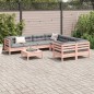 vidaXL 9-tlg. Garten-Sofagarnitur mit Kissen Massivholz Douglasie vidaXL 9-tlg. Garten-Sofagarnitur mit Kissen Massivholz Douglasie