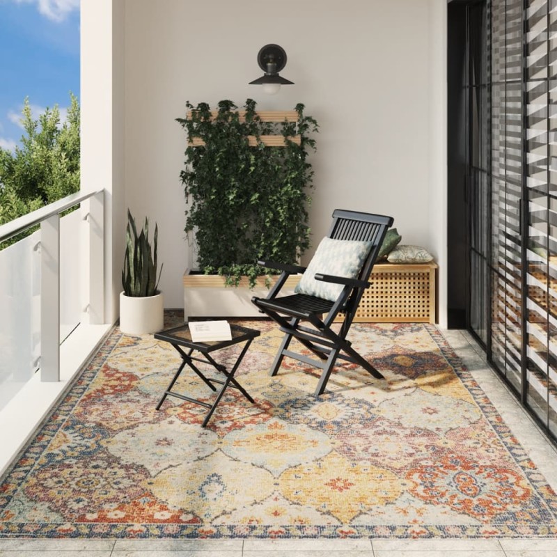 vidaXL Teppich ARBIZU Indoor und Outdoor Vintage-Design 240x340 cm vidaXL Teppich ARBIZU Indoor und Outdoor Vintage-Design 240x340 cm