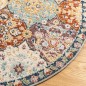 vidaXL Teppich ARBIZU Indoor und Outdoor Vintage-Design Ø 200 cm vidaXL Teppich ARBIZU Indoor und Outdoor Vintage-Design Ø 200 cm