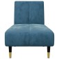 vidaXL 2-tlg. Sofagarnitur Blau Samt vidaXL 2-tlg. Sofagarnitur Blau Samt