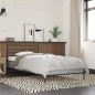 vidaXL Bettgestell Grau Sonoma 90x200 cm Holzwerkstoff und Metall vidaXL Bettgestell Grau Sonoma 90x200 cm Holzwerkstoff und Metall