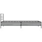 vidaXL Bettgestell Grau Sonoma 90x200 cm Holzwerkstoff und Metall vidaXL Bettgestell Grau Sonoma 90x200 cm Holzwerkstoff und Metall