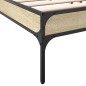 vidaXL Bettgestell Sonoma-Eiche 180x200 cm Holzwerkstoff und Metall vidaXL Bettgestell Sonoma-Eiche 180x200 cm Holzwerkstoff und Metall