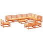 vidaXL 11-tlg. Garten-Sofagarnitur Wachsbraun Massivholz Kiefer vidaXL 11-tlg. Garten-Sofagarnitur Wachsbraun Massivholz Kiefer